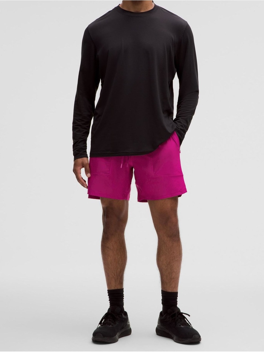 NWT Lululemon License to Train Short 7” LL *Pique Magenta Purple Size M - Picture 2 of 13